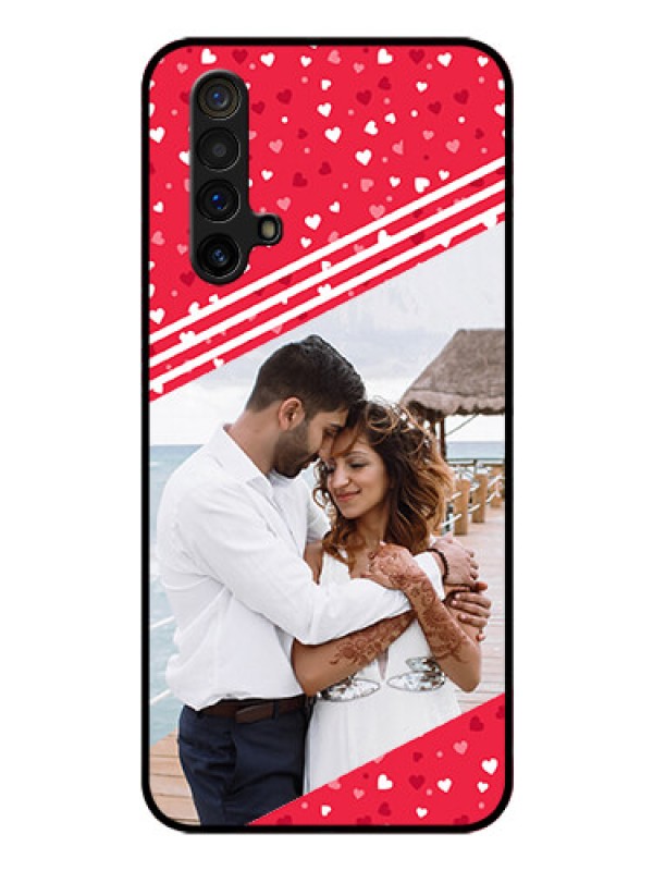 Custom Realme X3 Custom Glass Mobile Case - Valentines Gift Design
