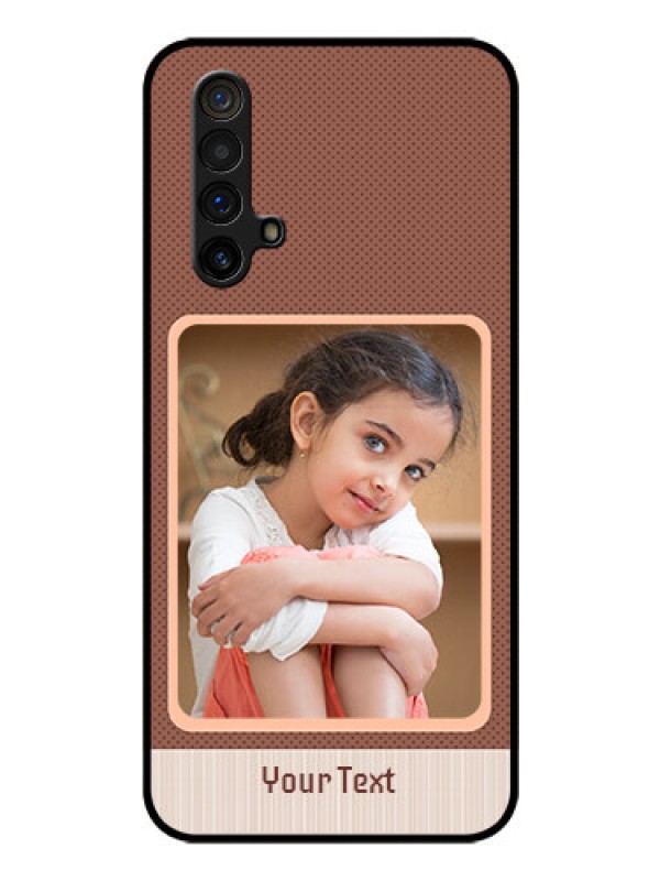 Custom Realme X3 Custom Glass Phone Case - Simple Pic Upload Design