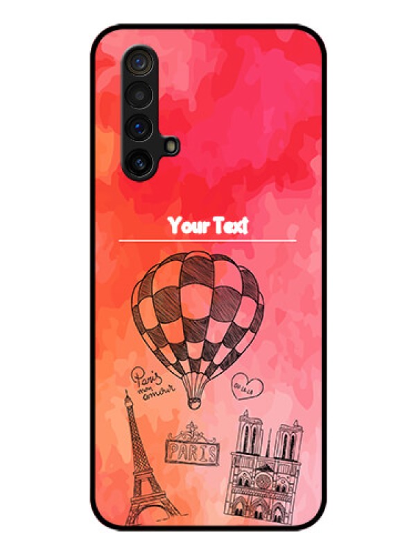 Custom Realme X3 Custom Glass Phone Case - Paris Theme Design