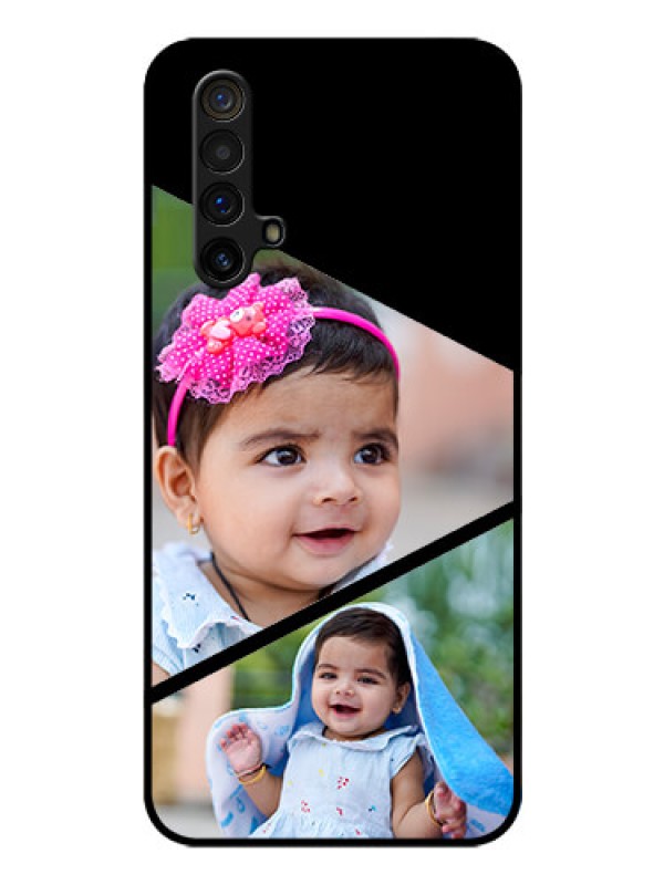 Custom Realme X3 Custom Glass Phone Case - Semi Cut Design