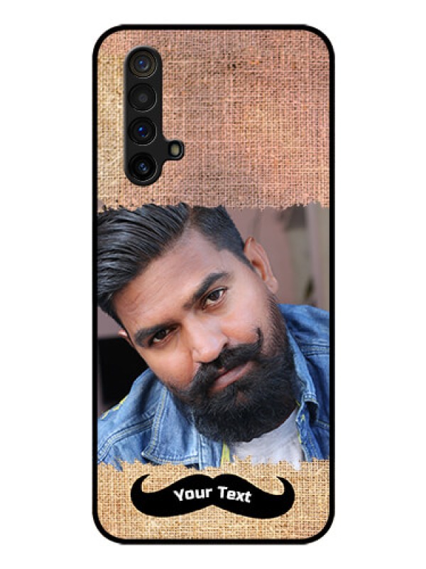 Custom Realme X3 Personalized Glass Phone Case - with Texture Design