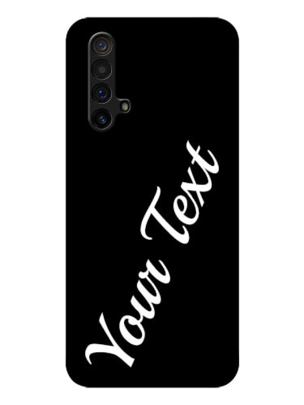 Custom Realme X3 Custom Glass Mobile Cover with Your Name