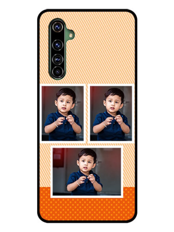 Custom Realme X50 Pro 5G Photo Printing on Glass Case - Bulk Photos Upload Design