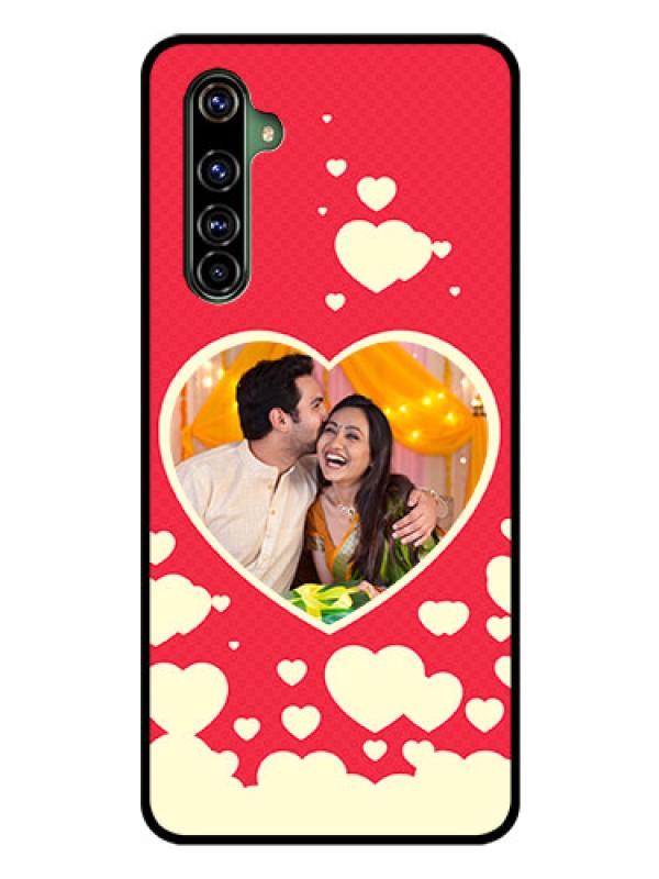 Custom Realme X50 Pro 5G Custom Glass Mobile Case - Love Symbols Phone Cover Design