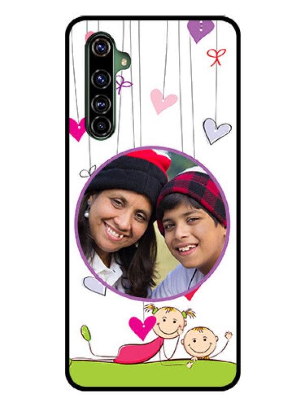 Custom Realme X50 Pro 5G Photo Printing on Glass Case - Cute Kids Phone Case Design