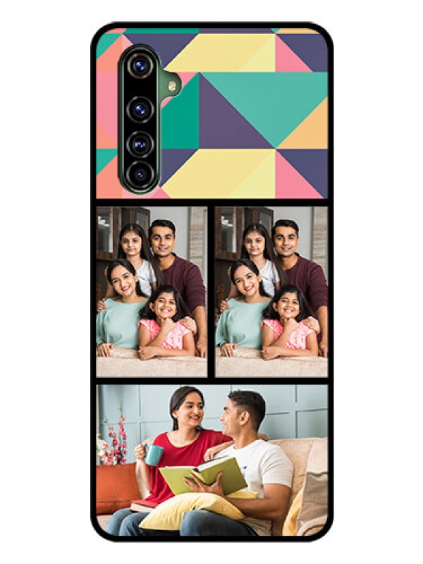 Custom Realme X50 Pro 5G Custom Glass Phone Case - Bulk Pic Upload Design