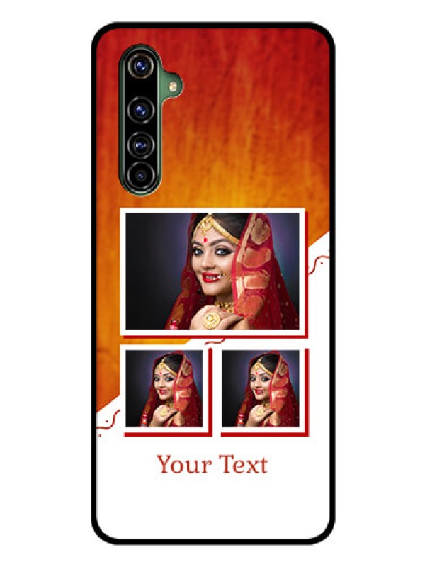 Custom Realme X50 Pro 5G Custom Glass Phone Case - Wedding Memories Design