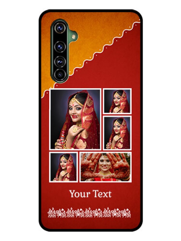 Custom Realme X50 Pro 5G Personalized Glass Phone Case - Wedding Pic Upload Design