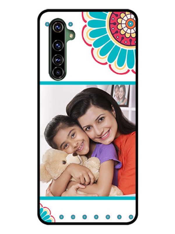 Custom Realme X50 Pro 5G Custom Glass Phone Case - Flower Design