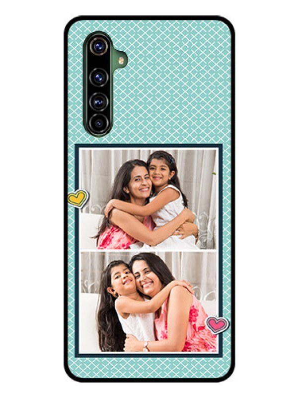 Custom Realme X50 Pro 5G Custom Glass Phone Case - 2 Image Holder with Pattern Design