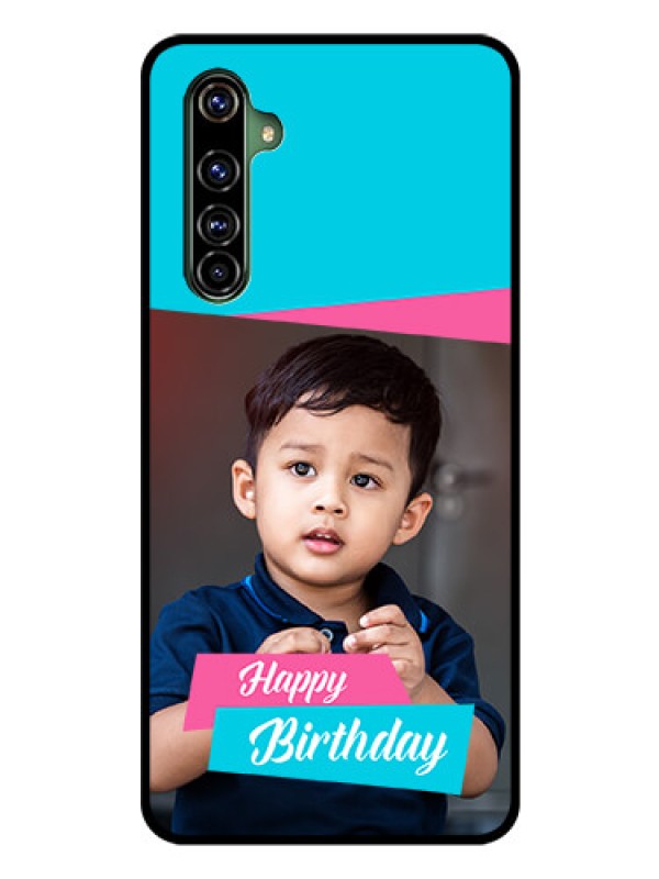 Custom Realme X50 Pro 5G Personalized Glass Phone Case - Image Holder with 2 Color Design