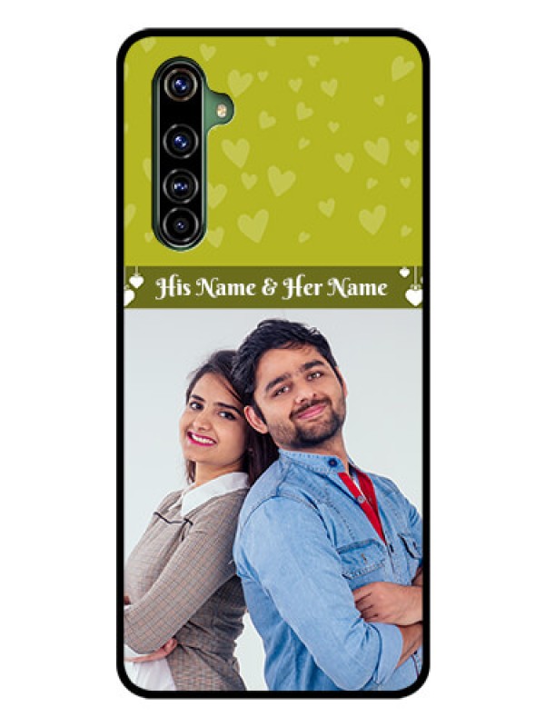 Custom Realme X50 Pro 5G Custom Glass Phone Case - You & Me Heart Design
