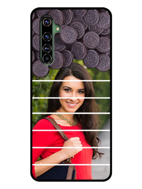 Custom Realme X50 Pro 5G Custom Glass Phone Case - with Oreo Biscuit Design