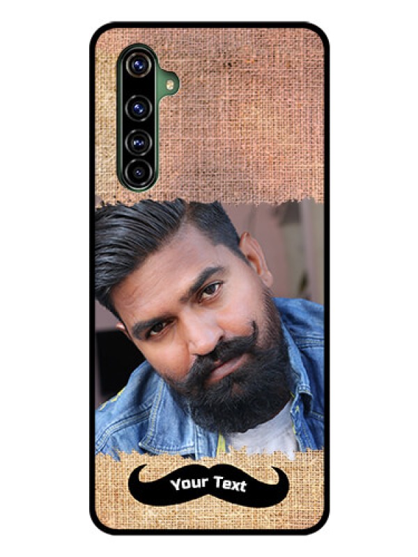Custom Realme X50 Pro 5G Personalized Glass Phone Case - with Texture Design