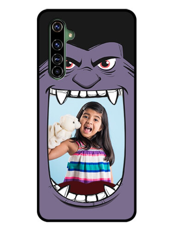Custom Realme X50 Pro 5G Custom Glass Phone Case - Angry Monster Design