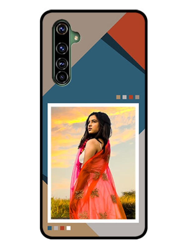 Custom Realme X50 Pro 5G Personalized Glass Phone Case - Retro color pallet Design