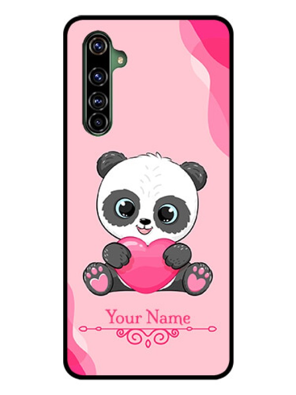Custom Realme X50 Pro 5G Custom Glass Mobile Case - Cute Panda Design