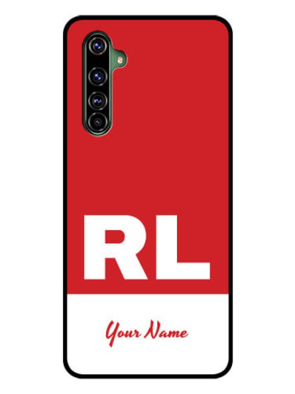 Custom Realme X50 Pro 5G Personalized Glass Phone Case - dual tone custom text Design