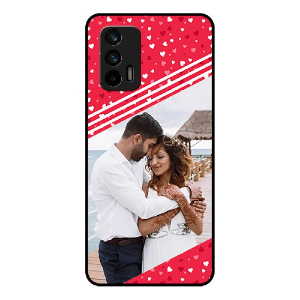 Realme X7 Max 5G Custom Glass Mobile Case - Valentines Gift Design