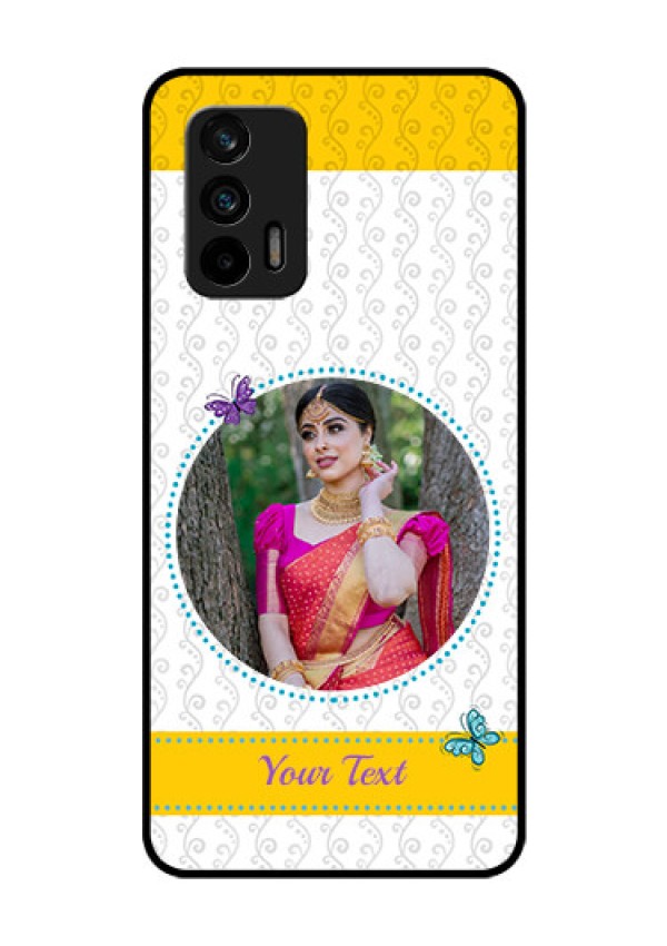 Realme X7 Max 5G Custom Glass Mobile Case - Girls Premium Case Design