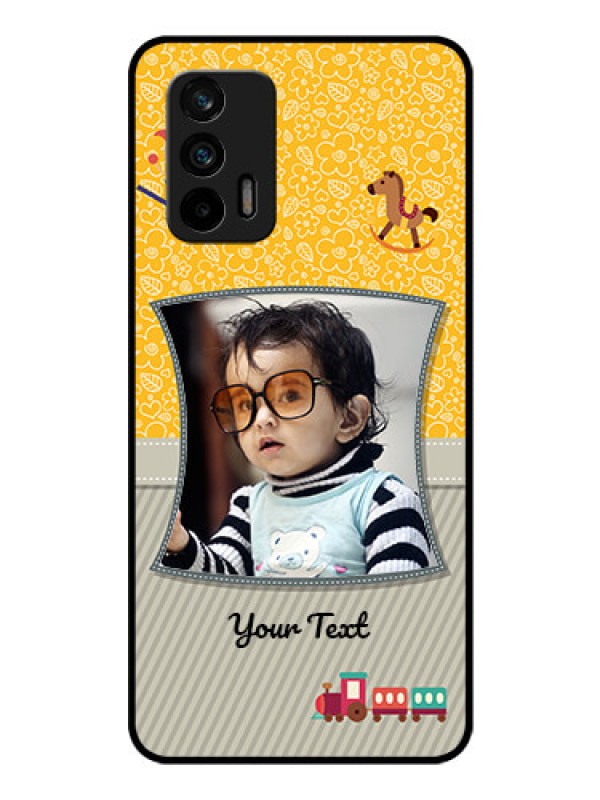Custom Realme X7 Max 5G Personalized Glass Phone Case - Baby Picture Upload Design