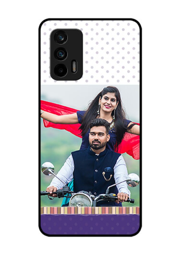 Realme X7 Max 5G Photo Printing on Glass Case - Cute Family Design