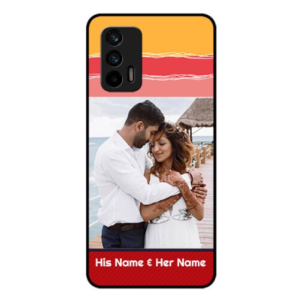 Realme X7 Max 5G Custom Glass Mobile Case - Colorful Case Design