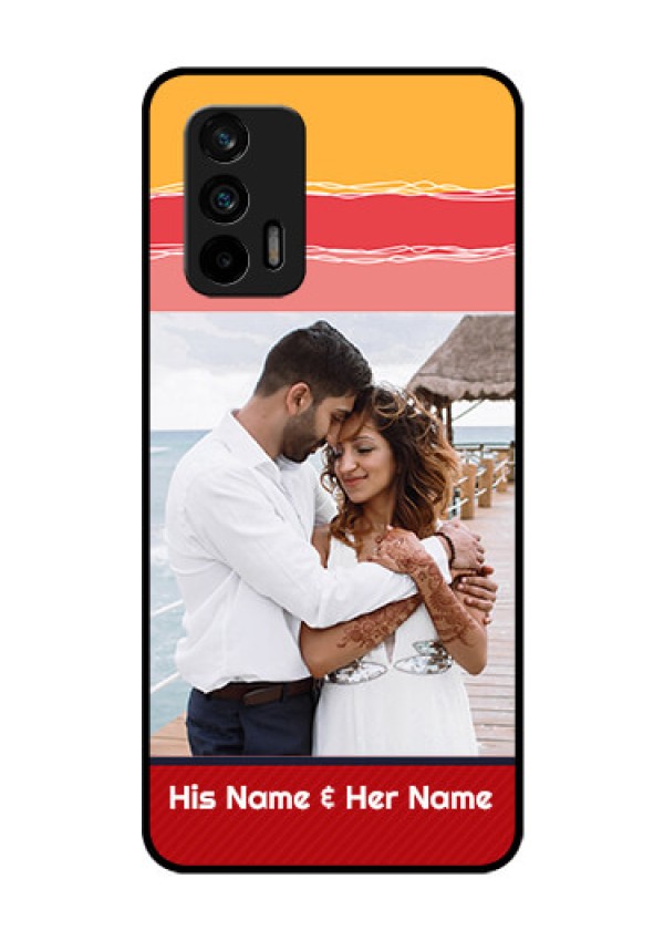 Realme X7 Max 5G Custom Glass Mobile Case - Colorful Case Design