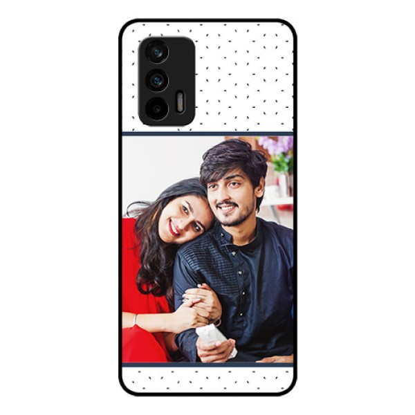 Realme X7 Max 5G Personalized Glass Phone Case - Premium Dot Design