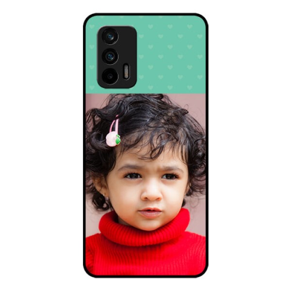 Realme X7 Max 5G Custom Glass Phone Case - Lovers Picture Design