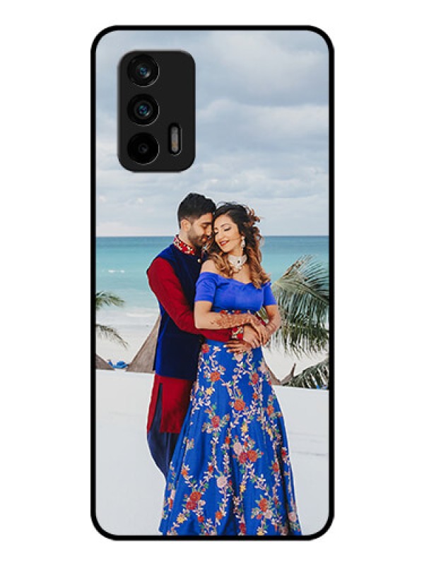 Custom Realme X7 Max 5G Photo Printing on Glass Case - Upload Full Picture Design