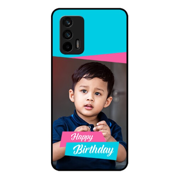 Realme X7 Max 5G Personalized Glass Phone Case - Image Holder with 2 Color Design Realme X7 Max 5G Personalized Glass Phone Case - Image Holder with 2 Color Design