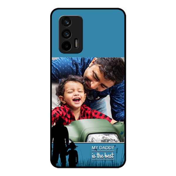 Realme X7 Max 5G Custom Glass Mobile Case - Best dad design 
