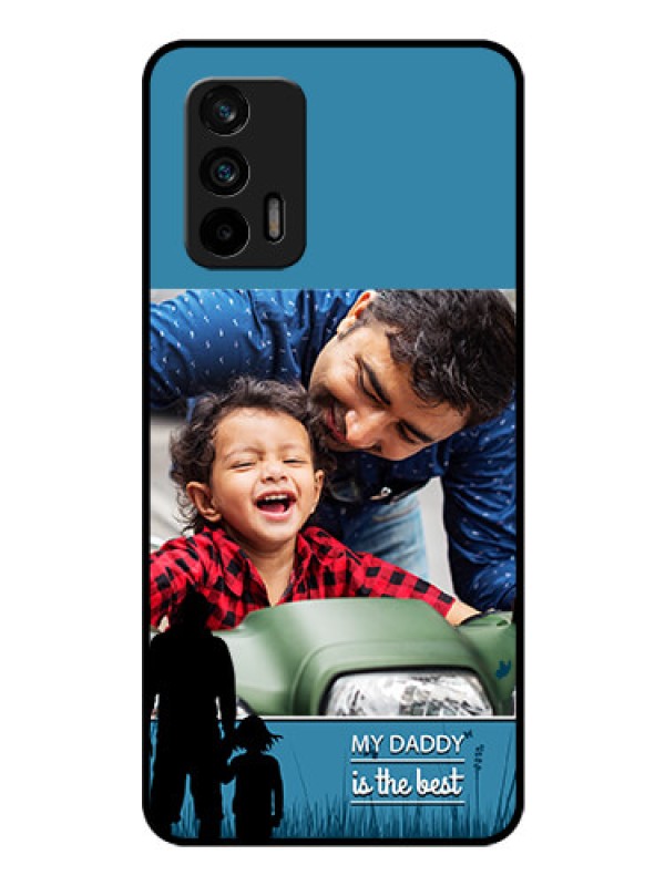 Custom Realme X7 Max 5G Custom Glass Mobile Case - Best dad design 