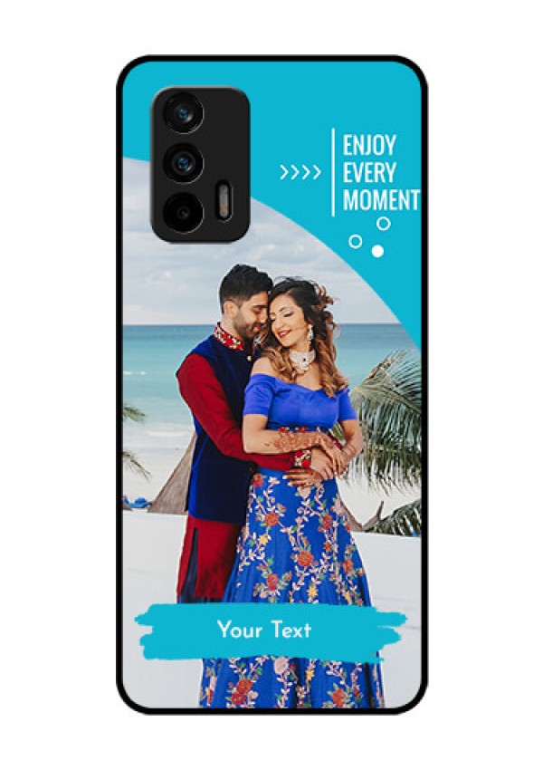 Realme X7 Max 5G Custom Glass Mobile Case - Happy Moment Design