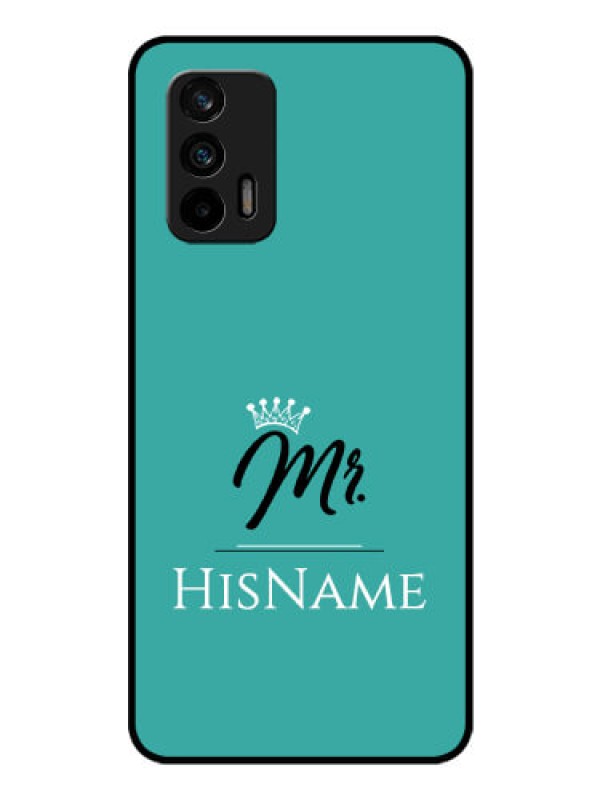 Custom Realme X7 Max 5G Custom Glass Phone Case Mr with Name