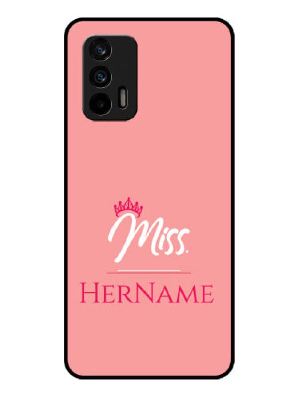 Custom Realme X7 Max 5G Custom Glass Phone Case Mrs with Name