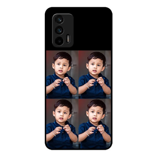 Realme X7 Max 5G 4 Image Holder on Glass Mobile Cover