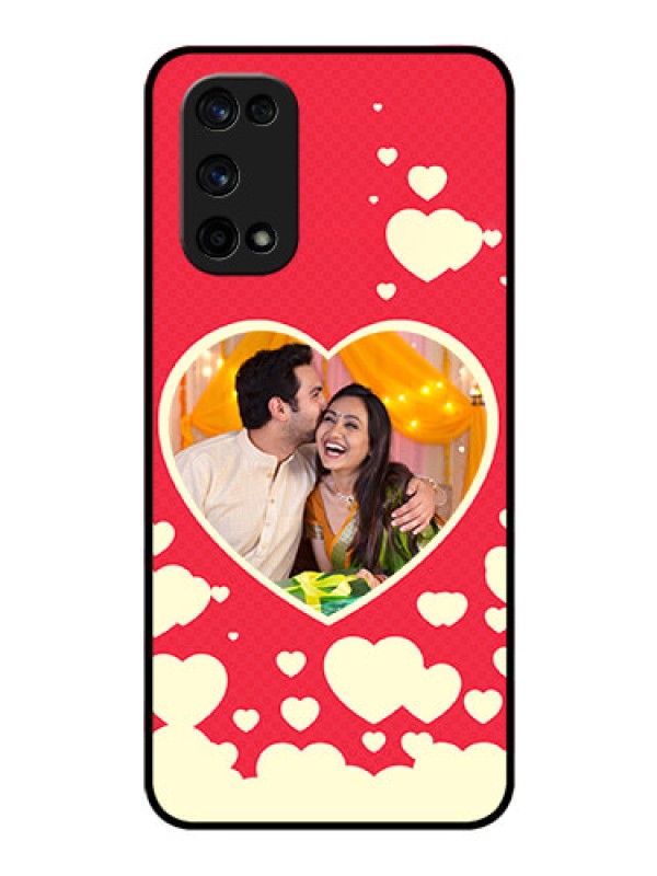 Custom Realme X7 Pro Custom Glass Mobile Case  - Love Symbols Phone Cover Design