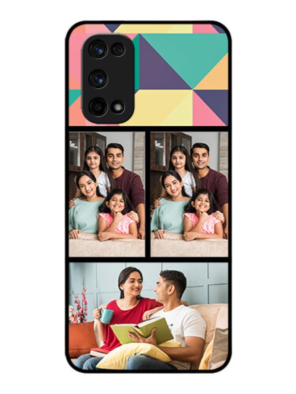Custom Realme X7 Pro Custom Glass Phone Case  - Bulk Pic Upload Design