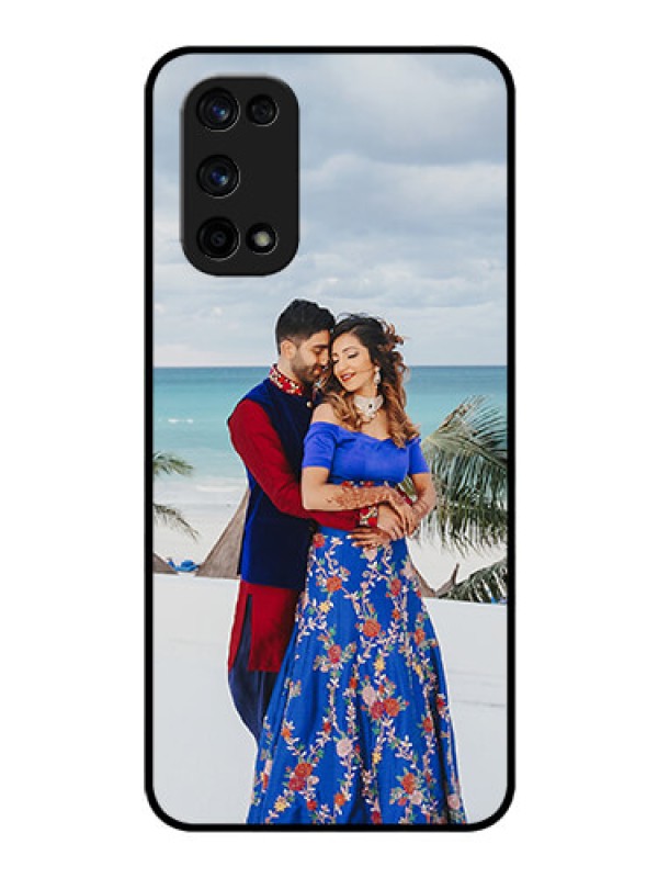 Custom Realme X7 Pro Photo Printing on Glass Case  - Upload Full Picture Design