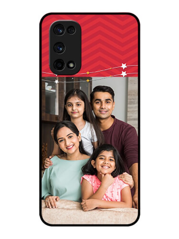 Custom Realme X7 Pro Personalized Glass Phone Case  - Happy Family Design