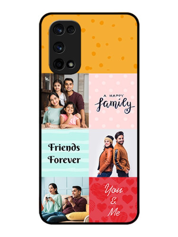 Custom Realme X7 Pro Personalized Glass Phone Case  - Images with Quotes Design