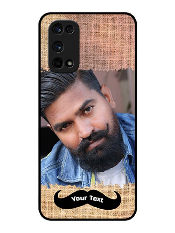 Custom Realme X7 Pro Personalized Glass Phone Case  - with Texture Design