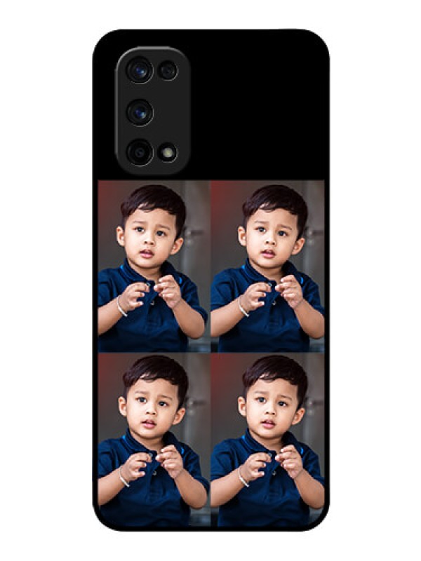 Custom Realme X7 Pro 4 Image Holder on Glass Mobile Cover