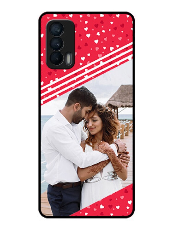 Custom Realme X7 Custom Glass Mobile Case  - Valentines Gift Design