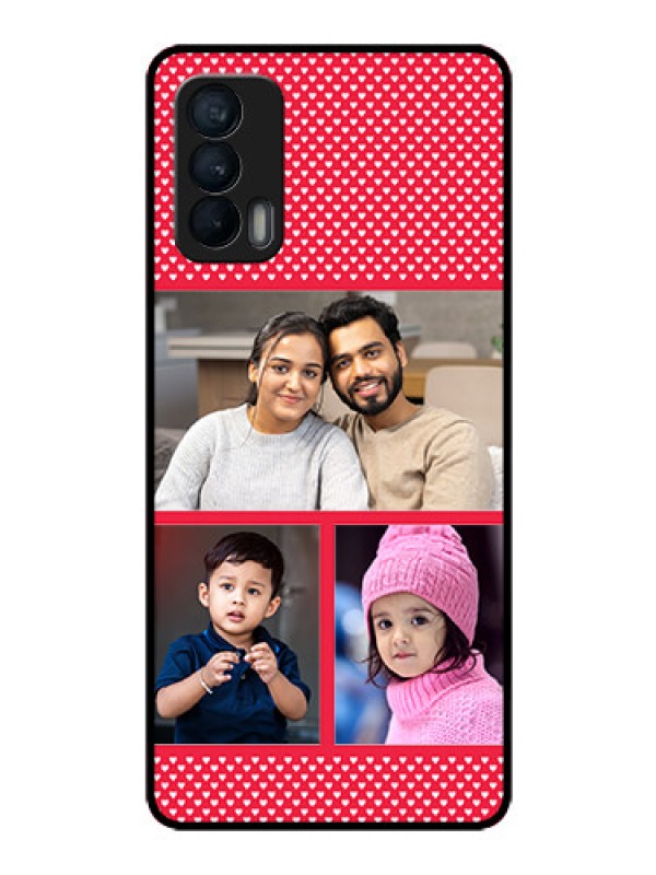 Custom Realme X7 Personalized Glass Phone Case  - Bulk Pic Upload Design