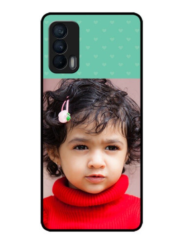 Custom Realme X7 Custom Glass Phone Case  - Lovers Picture Design