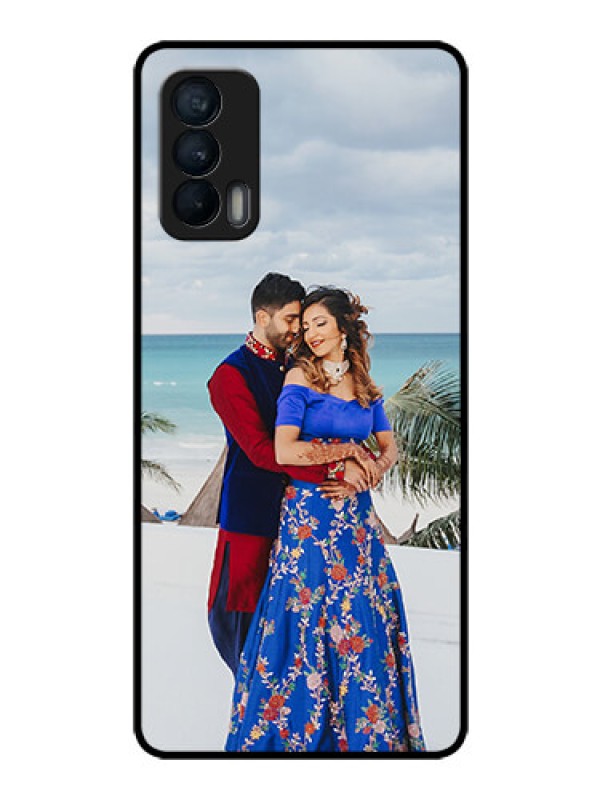 Custom Realme X7 Photo Printing on Glass Case  - Upload Full Picture Design