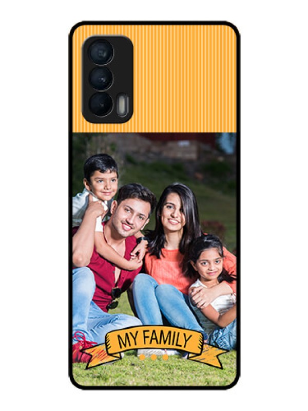 Custom Realme X7 Custom Glass Phone Case  - My Family Design